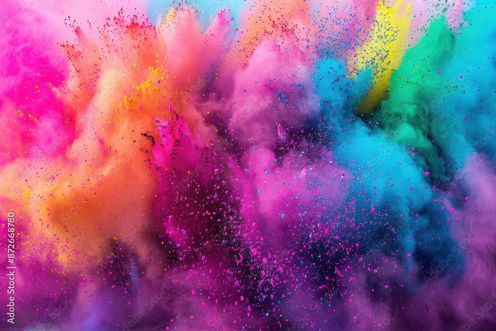 Fototapeta premium colorful powders that are commonly associated with the festival of Holi.