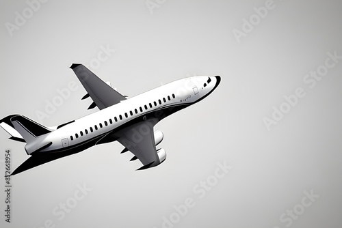 Wallpaper Mural illustration of a jet airplane Torontodigital.ca