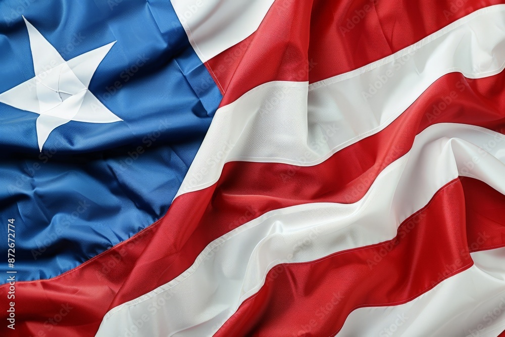 Liberia flag flutter Liberia flag flutter