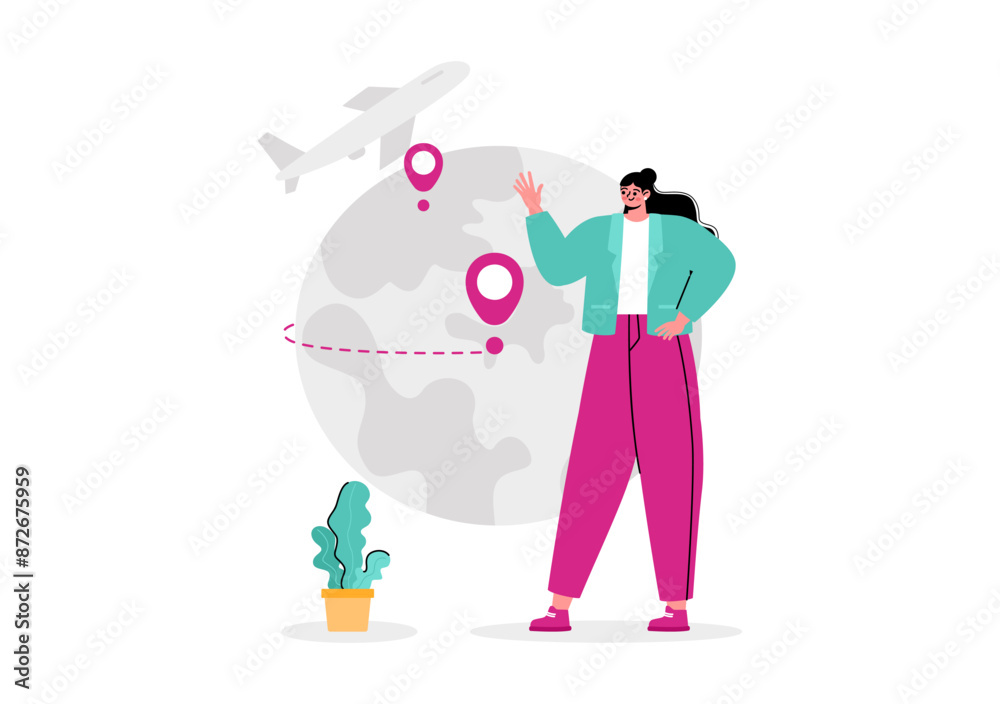 Immigration Consultant Vector Illustration with Counseling Assistance to Provide Advice to People Planning to Move in a Flat Cartoon Background Immigration Consultant Vector Illustration with Counseling Assistance to Provide Advice to People Planning to Move in a Flat Cartoon Background