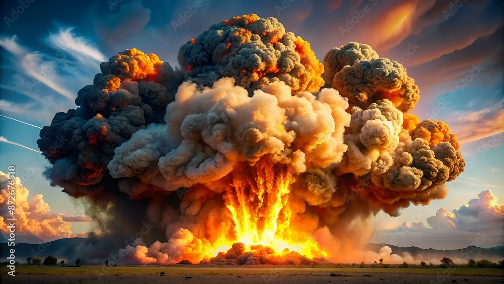 Giant explosion Giant explosion
