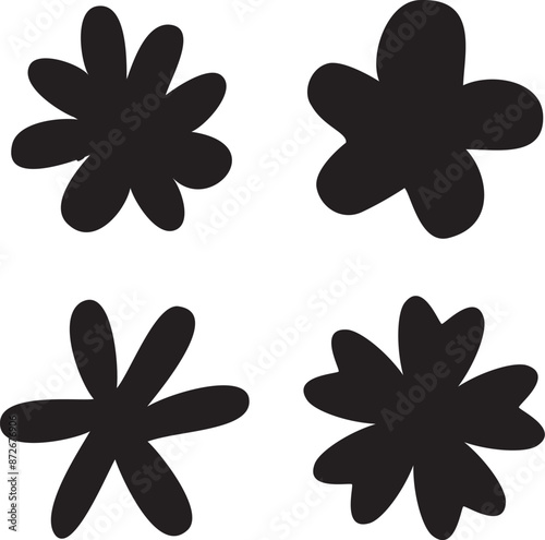 black and white butterflies