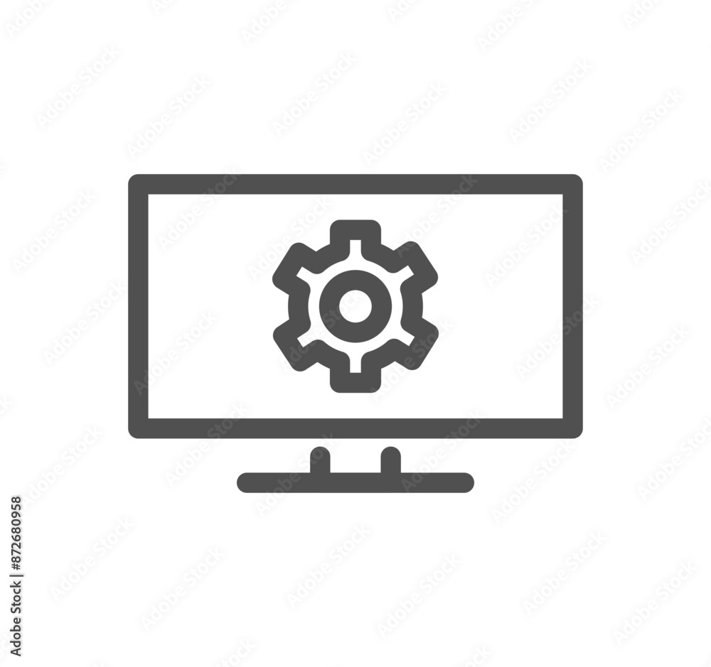 Robotic process automation related icon outline and linear vector.
Robotic process automation related icon outline and linear vector.