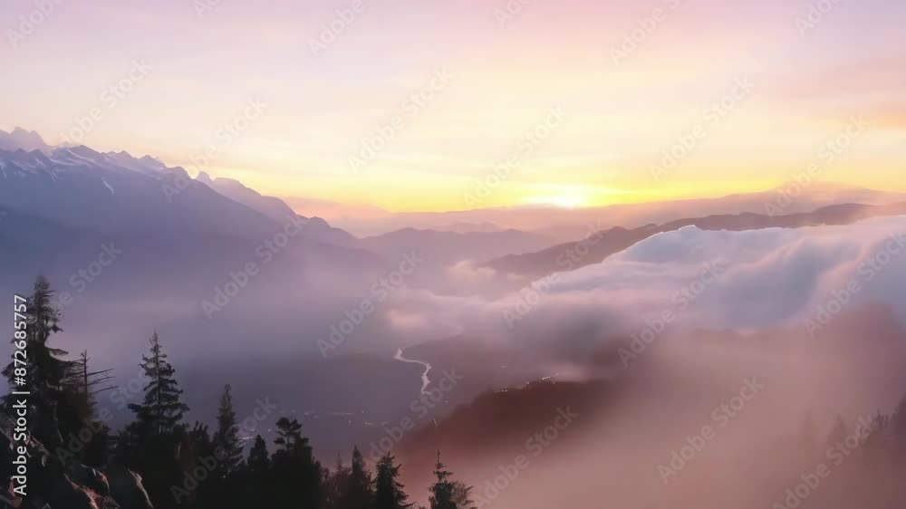 Sky at sunset, timelapse - AI animation, new 4k videos Sky at sunset, timelapse - AI animation, new 4k videos