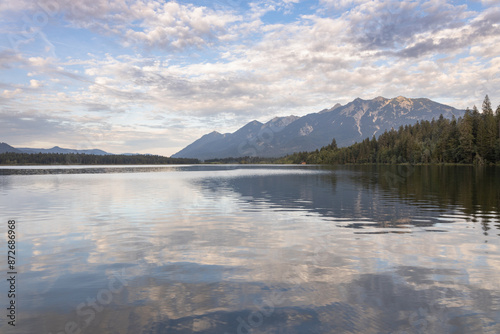 Barmsee im Karwendel an einem Sommerabend