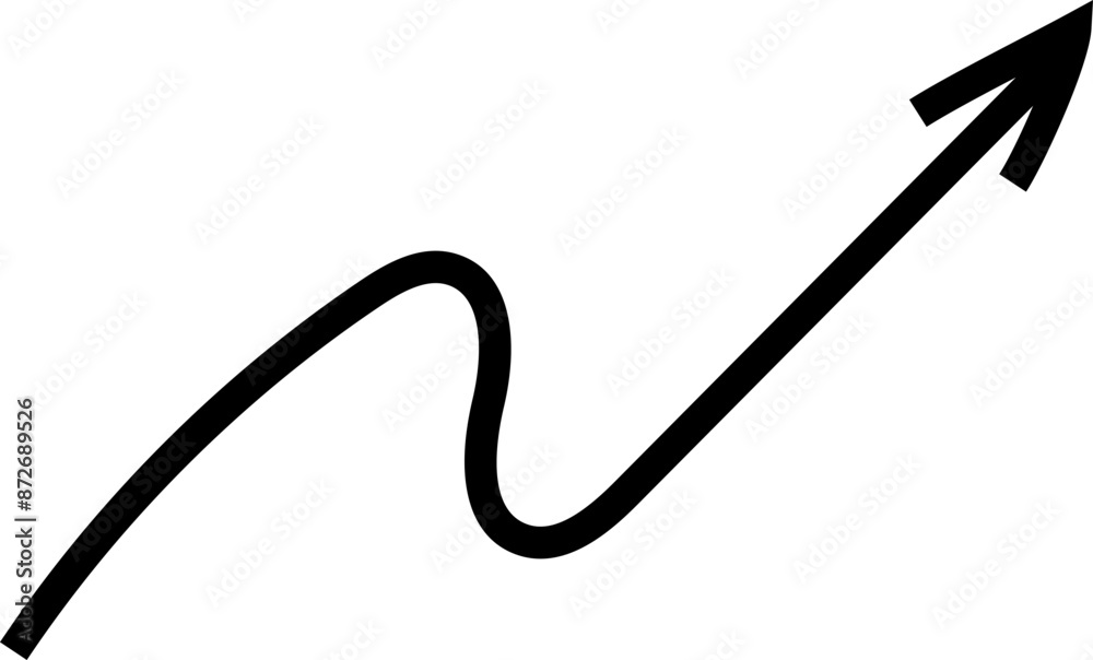 Spiral arrow doodle, wavy twist minimal squiggly line set. Curve comic turn way direction. Playful quirky simple free hand element Spiral arrow doodle, wavy twist minimal squiggly line set. Curve comic turn way direction. Playful quirky simple free hand element