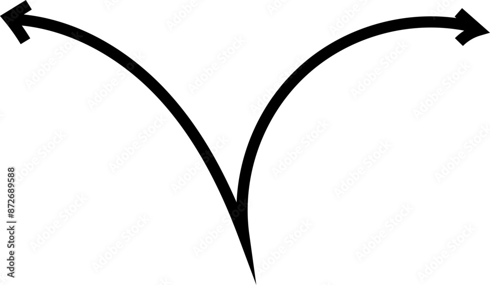 Spiral arrow doodle, wavy twist minimal squiggly line set. Curve comic turn way direction. Playful quirky simple free hand element Spiral arrow doodle, wavy twist minimal squiggly line set. Curve comic turn way direction. Playful quirky simple free hand element