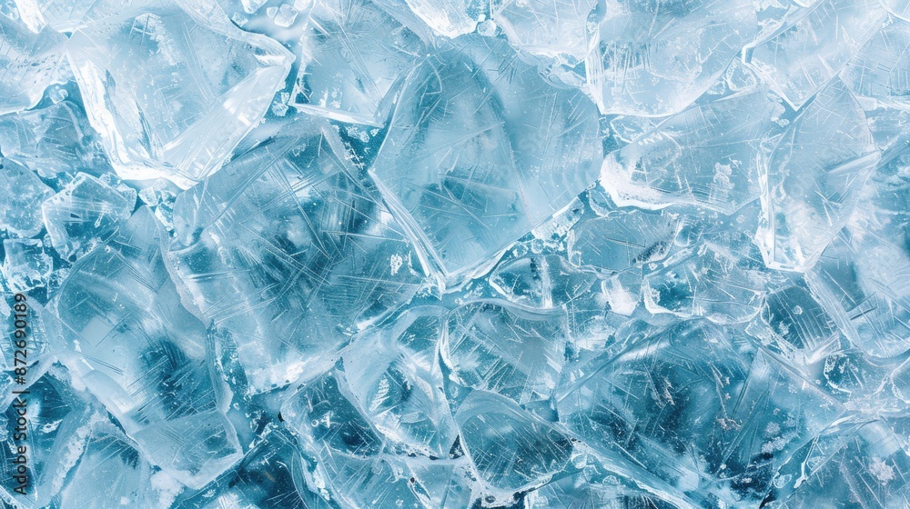 Ice texture cracks surface, abstract winter background Ice texture cracks surface, abstract winter background