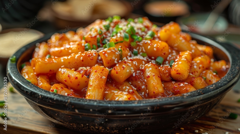Spicy Korean Tteokbokki Generative AI Spicy Korean Tteokbokki Generative AI
