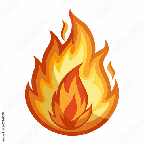 fire clipart cartoon Illustration drawing