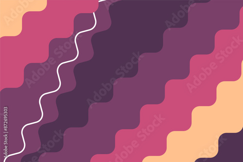 Colorful abstract wave background © Framehay