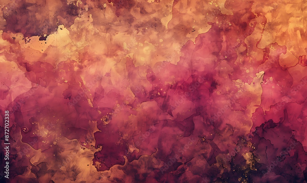 Abstract Swirls of Burgundy and Gold Abstract Swirls of Burgundy and Gold