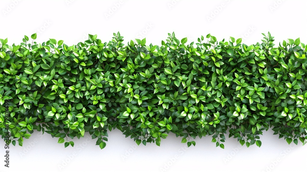 Obraz premium A verdant barrier of foliage on its own.