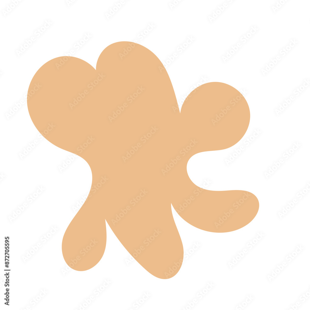 Orange brown abstract shapes colour vector Orange brown abstract shapes colour vector