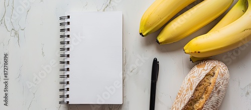 Squared notebook with a bla...