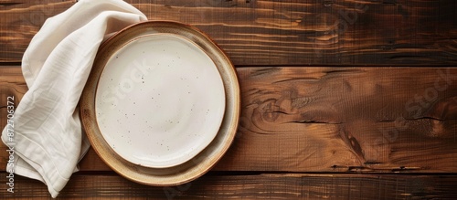 Top view image of an empty ...