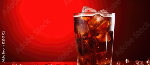 Brown carbonated drink, fre...