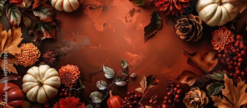 Fall-themed decorations fea...