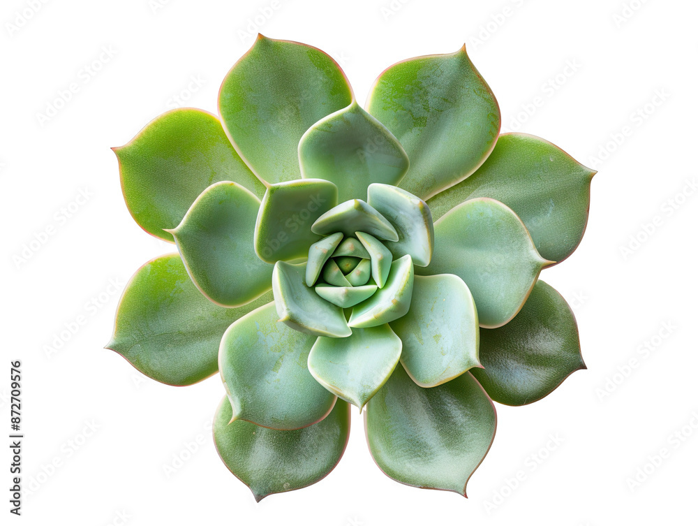 top view of a succulent plant, isolated on a white background PNG top view of a succulent plant, isolated on a white background PNG