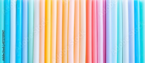 Colorful plastic drinking s...
