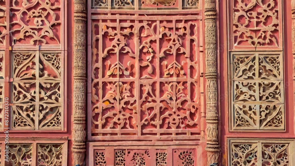 A pattern that reflects the aesthetics of old Jaipur India. A pattern that reflects the aesthetics of old Jaipur India.