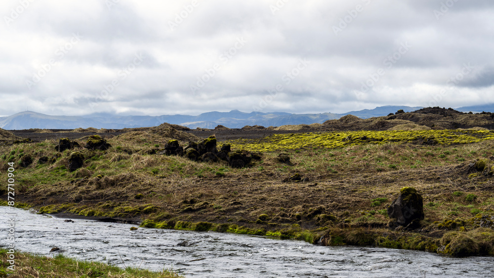Fototapeta premium Landscape on south iceland in summer
