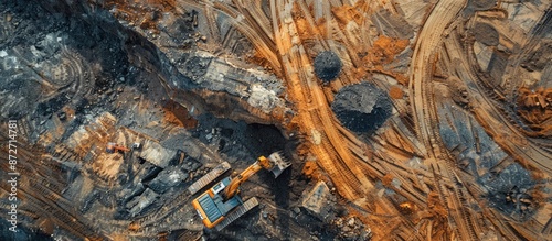 Aerial view of remediation ...