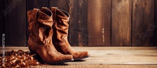 Brown suede boots with styl...