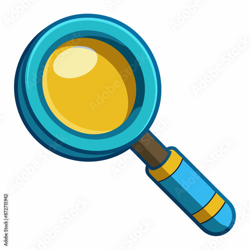 loupe clipart cartoon Illustration drawing