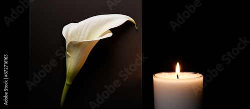 A sympathy card featuring a...