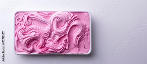 Ice cream mold displayed on...