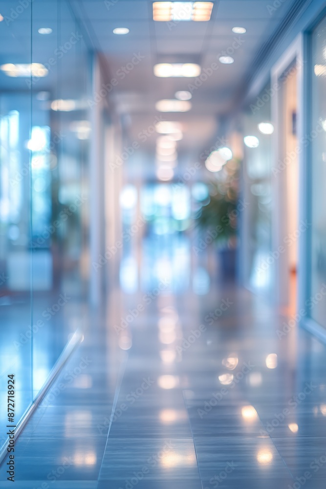 Blurred office space background. Blurry photo of office Blurred office space background. Blurry photo of office