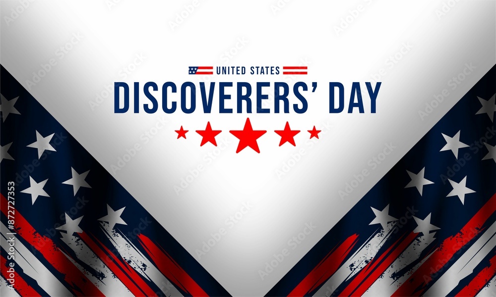 discoverers day vektor background banner , for USA holiday. discoverers day vektor background banner , for USA holiday.