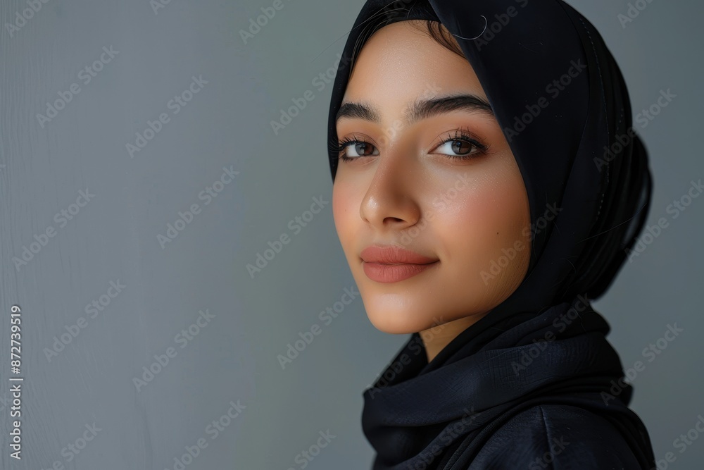 Portrait of a Woman Wearing a Hijab Portrait of a Woman Wearing a Hijab