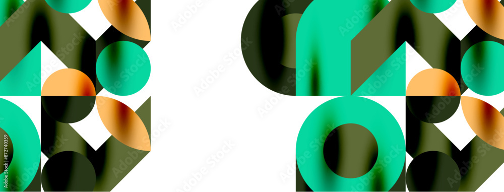 Circle pattern, round elements with lines and arrows composition for wallpaper, banner, background or landing Circle pattern, round elements with lines and arrows composition for wallpaper, banner, background or landing