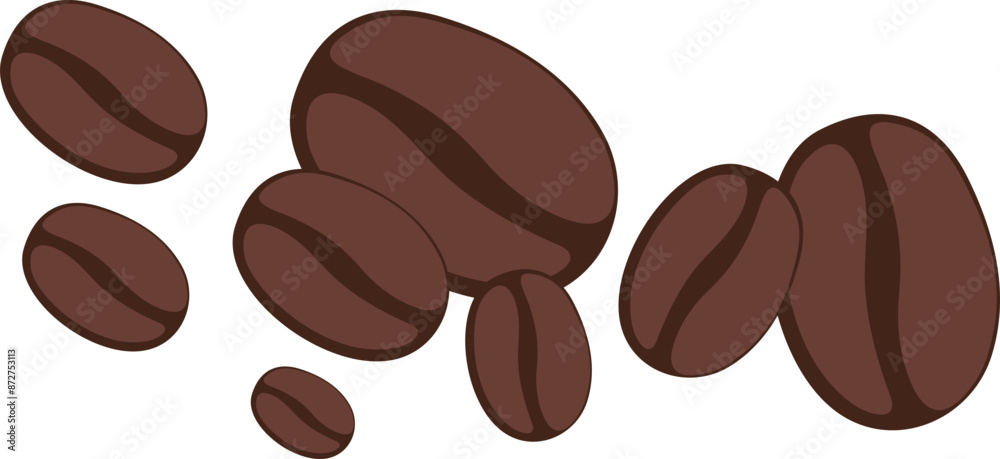 Fototapeta premium Coffee Beans illustration