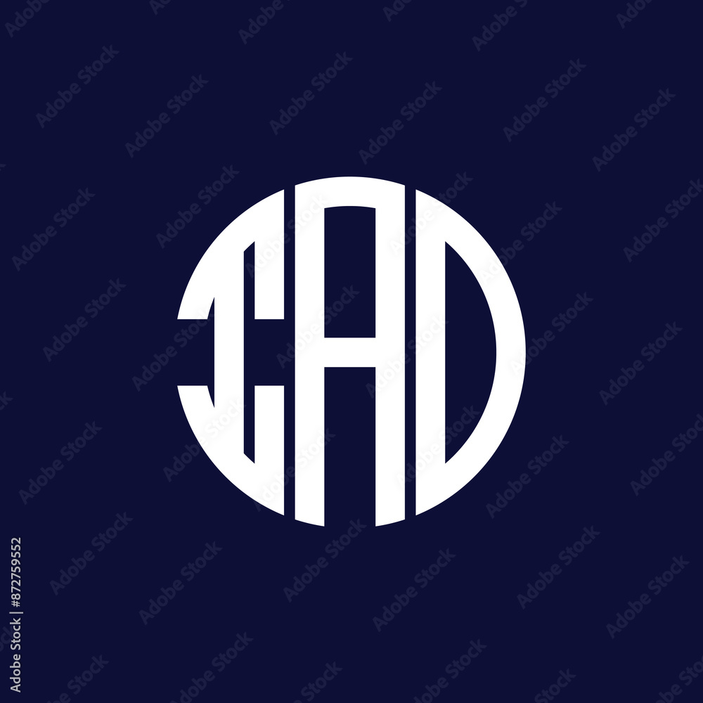 Obraz premium iad circle logo design