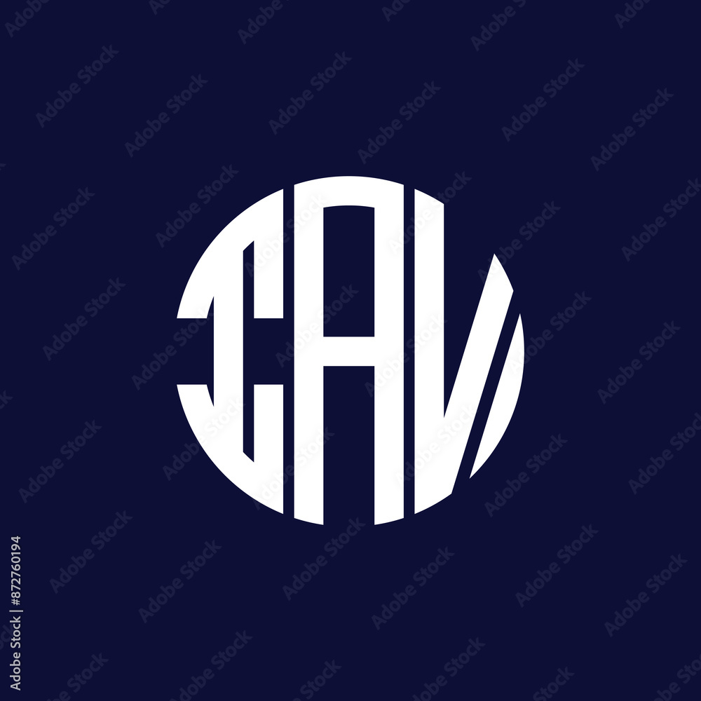 Obraz premium iav circle logo design