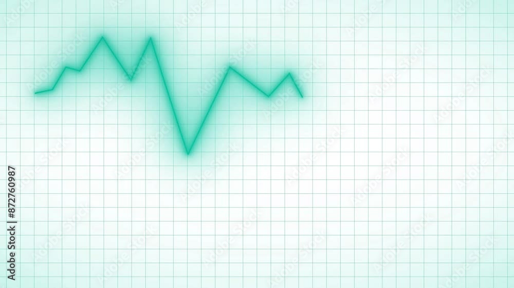 graph down market crash line animation digital background graph down market crash line animation digital background