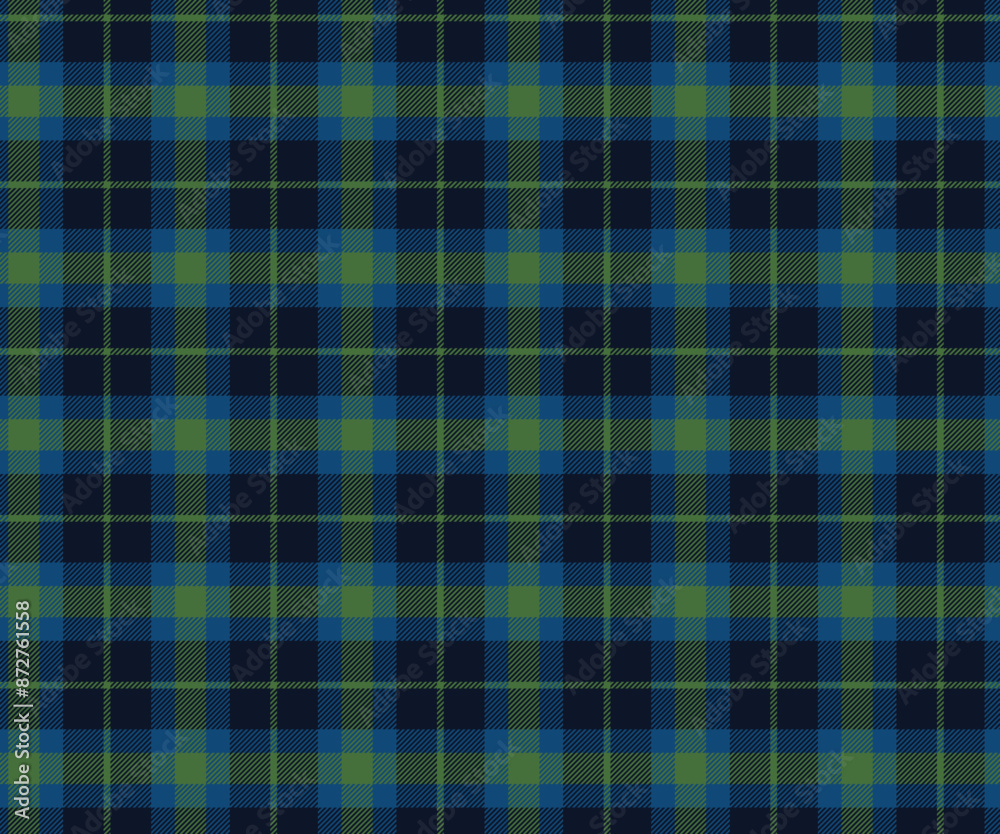 Plaid pattern, navy, blue, green, seamless for textiles and designing clothing, skirts, pants, aprons, tablecloths, blankets or decorative fabrics. Vector illustration. Plaid pattern, navy, blue, green, seamless for textiles and designing clothing, skirts, pants, aprons, tablecloths, blankets or decorative fabrics. Vector illustration.