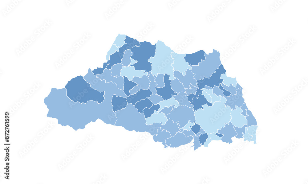 Map of Saitama isolated blue tone color style.Map of Japan.for website layouts, background, education, precise, customizable, Travel worldwide, map silhouette backdrop, earth geography, political. Map of Saitama isolated blue tone color style.Map of Japan.for website layouts, background, education, precise, customizable, Travel worldwide, map silhouette backdrop, earth geography, political.