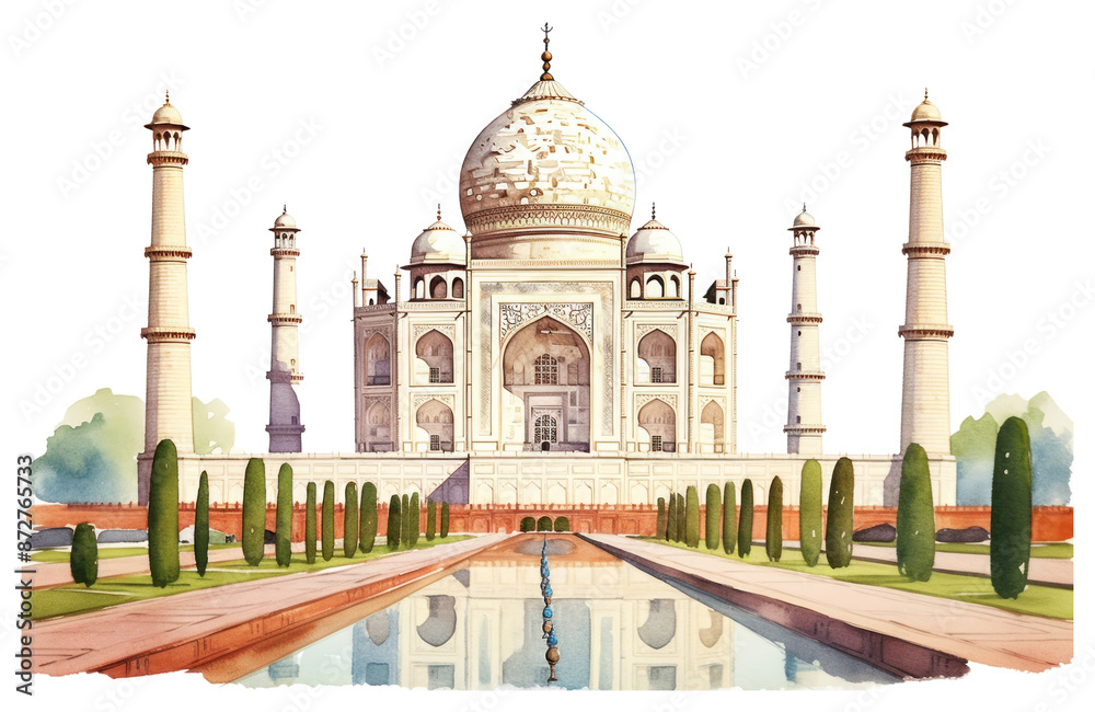 Fototapeta premium PNG Architecture building dome tomb.