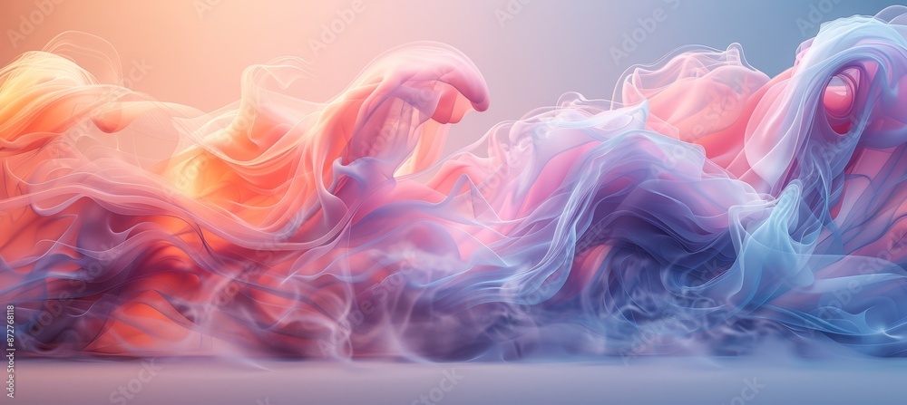 Abstract Pastel Colors 3D Smoke Background 3D Wave Banner Abstract Smoke Background in Soft Pastel Colors Abstract Pastel Colors 3D Smoke Background 3D Wave Banner Abstract Smoke Background in Soft Pastel Colors