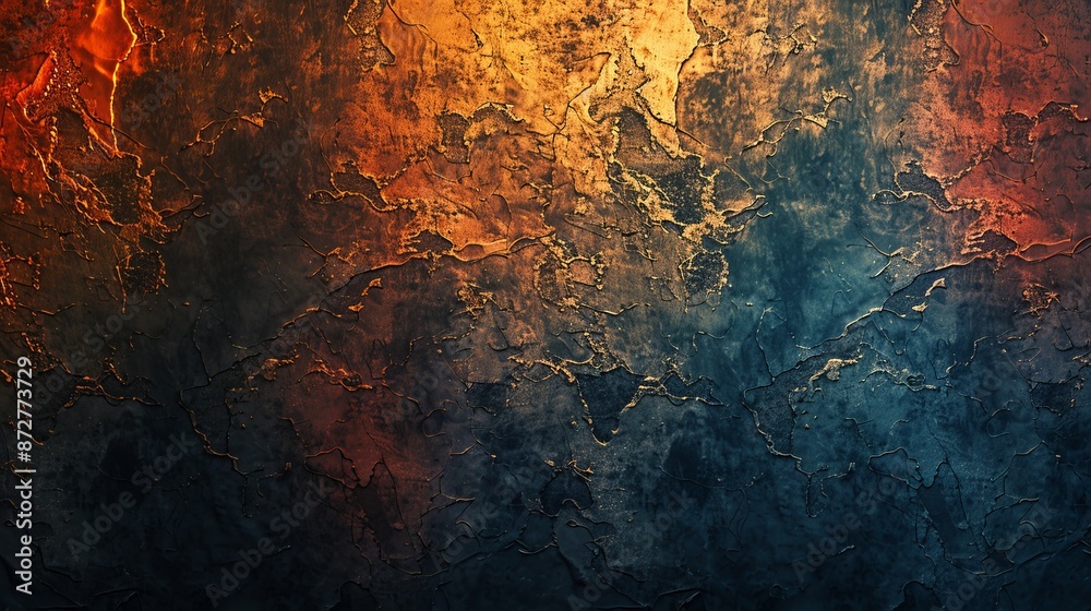 Abstract Textured Wall With Warm Hues Abstract Textured Wall With Warm Hues