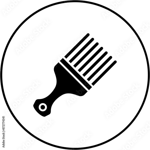 Afro comb Icon