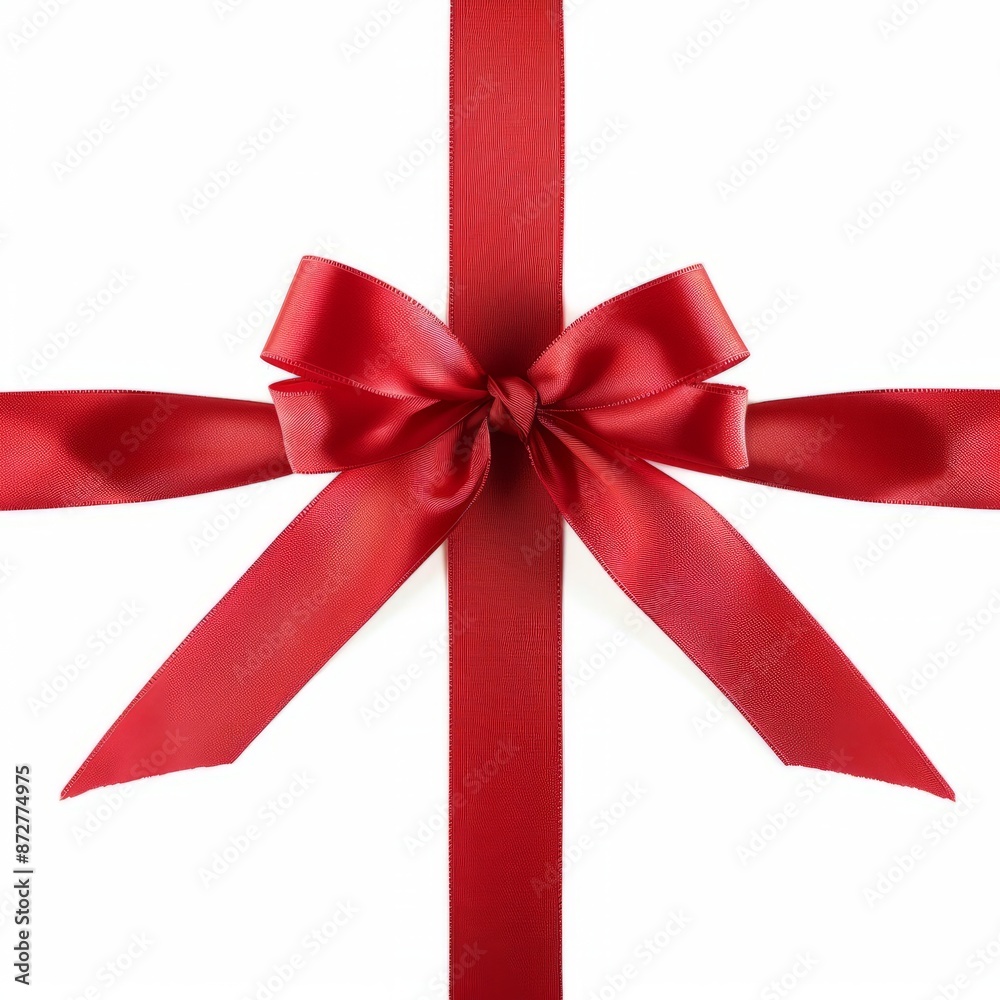 Red Ribbon With a Bow Red Ribbon With a Bow