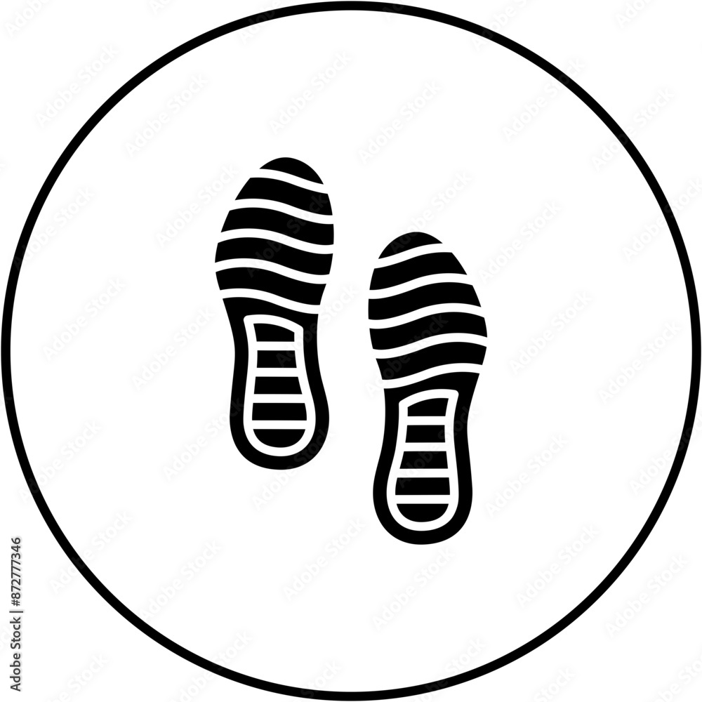 Shoe print Icon Shoe print Icon