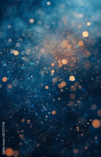 Sparkling Bokeh Lights Background Abstract