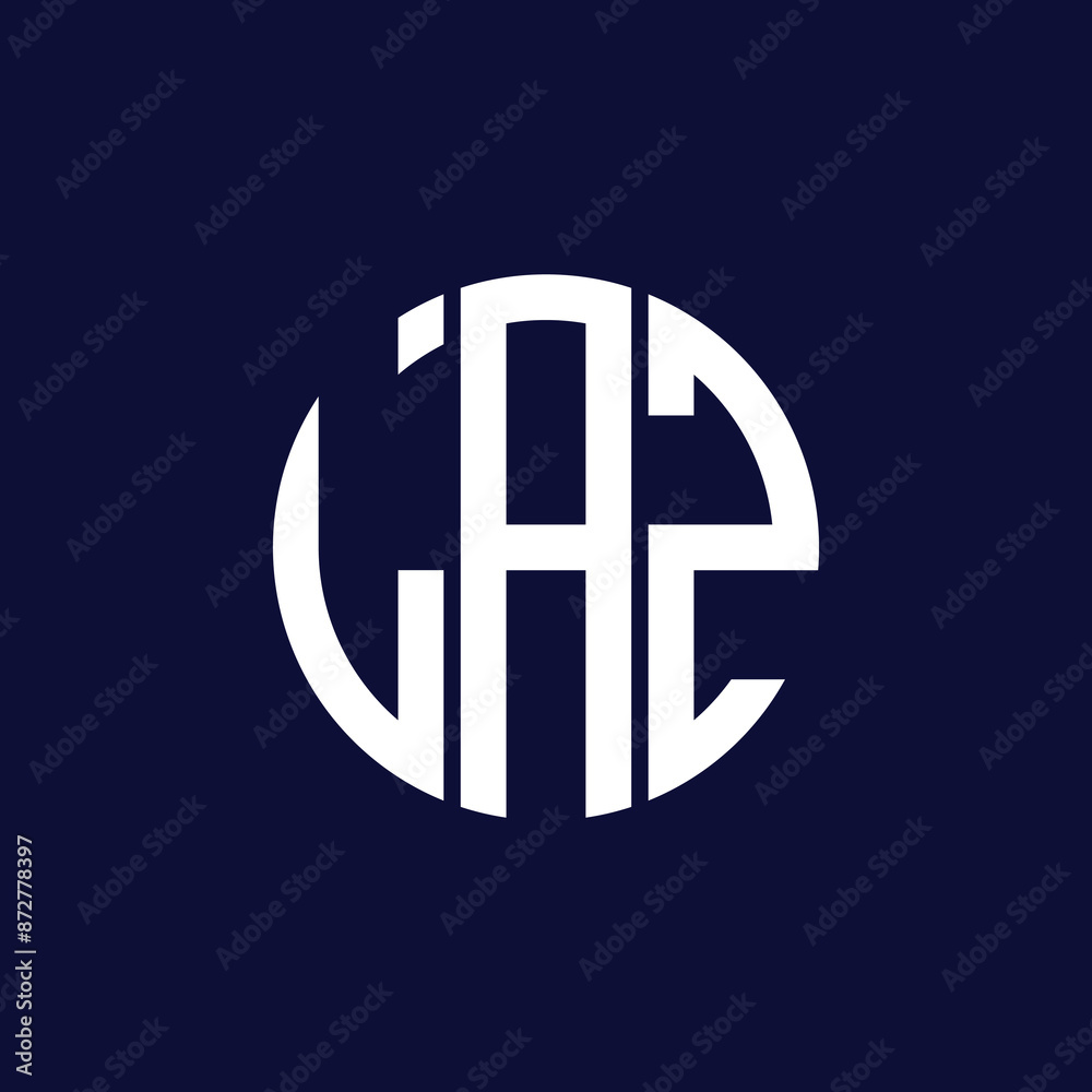 Obraz premium laz circle logo design