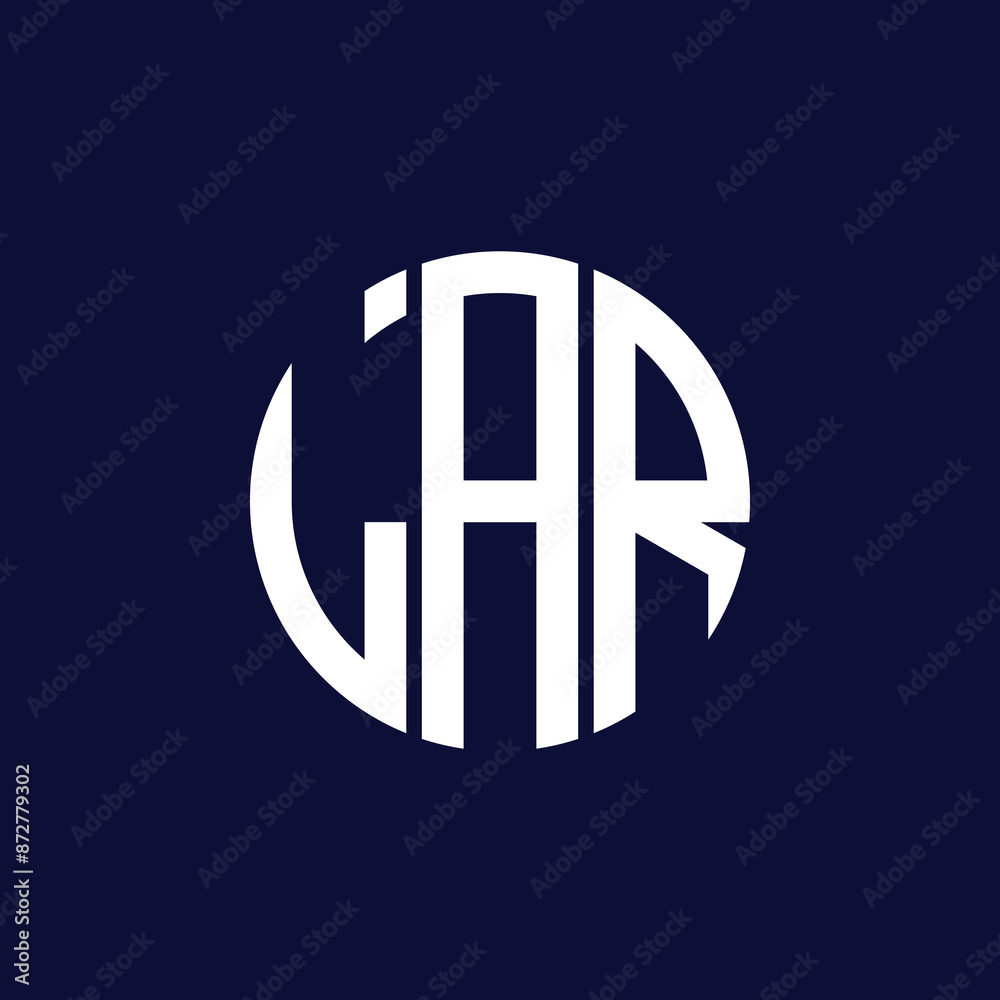 Fototapeta premium lar circle logo design